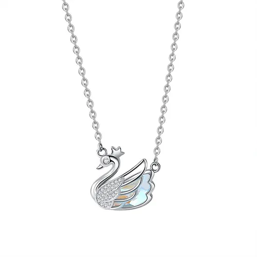 Dây Chuyền Nữ Lili Jewelry Thiên Nga Damira LILI_072118 Màu Bạc