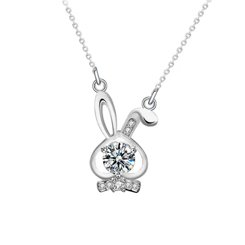 Dây Chuyền Nữ Lili Jewelry Thỏ Cute LILI_099193 Màu Bạc