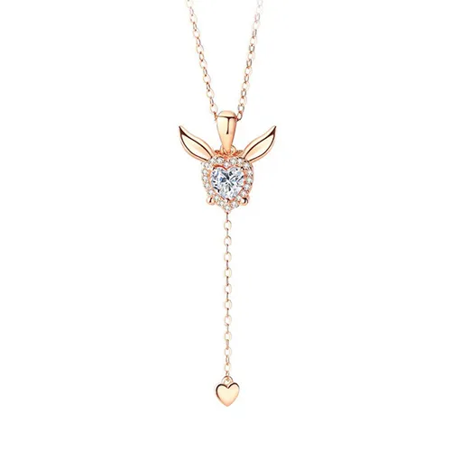 Dây Chuyền Nữ Lili Jewelry Thỏ Dễ Thương Aliza LILI_097694 Màu Vàng Hồng - Trang sức - Vua Hàng Hiệu