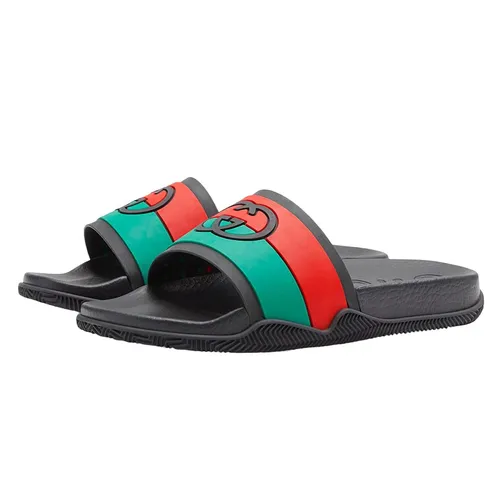 Dép Nam Gucci Interlocking G Slide Sandal 655265 Phối Màu Size 5