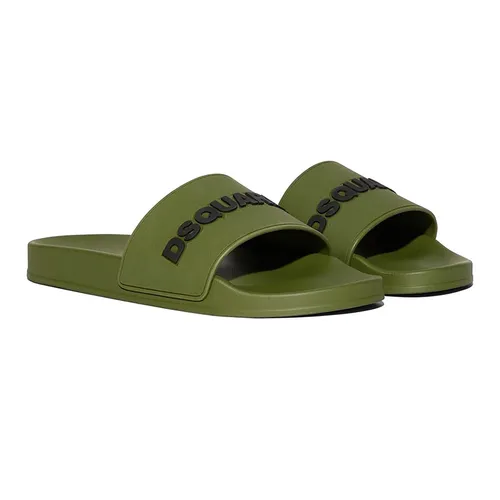 Dép - Dép Nam Dsquared2 Logo Slides In Green M1845 Màu Xanh Lục Size 39 - Vua Hàng Hiệu