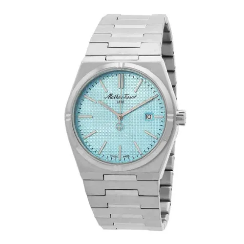 Đồng Hồ Nam Mathey-Tissot Zoltan Quartz Men Watch H117SK Màu Bạc Xanh Dương - Đồng hồ - Vua Hàng Hiệu