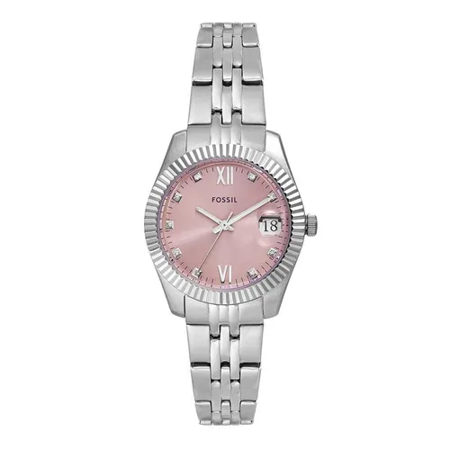 Đồng hồ - Đồng Hồ Nữ Fossil Scarlette ES5403 Màu Hồng Bạc - Vua Hàng Hiệu
