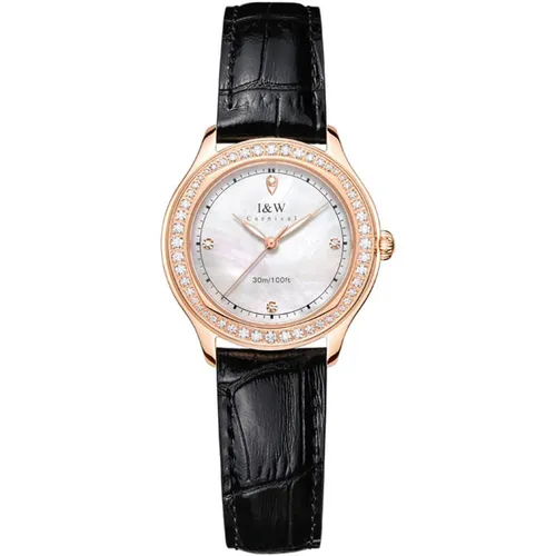 Đồng hồ - Đồng Hồ Nữ I&W Carnival IW593L-DD – Quartz (IW593L2) Màu Đen-Vàng Hồng - Vua Hàng Hiệu