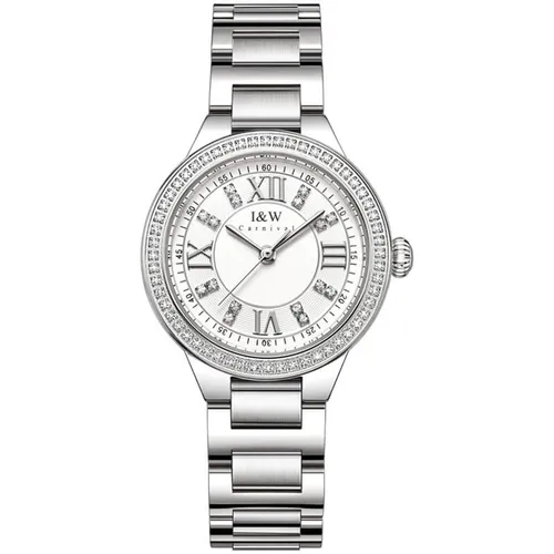 Đồng Hồ Nữ I&W Carnival IW603L-DT – Quartz (IW603L3) Màu Bạc