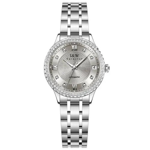 Đồng Hồ Nữ I&W Carnival IW615L-DT – Automatic (IW615L5) Màu Xám Bạc