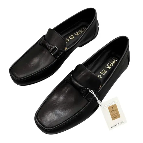 Giày Geox Nam Giày lười - Giày Lười Nam Geox Moner Màu Đen Size 40 - Vua Hàng Hiệu