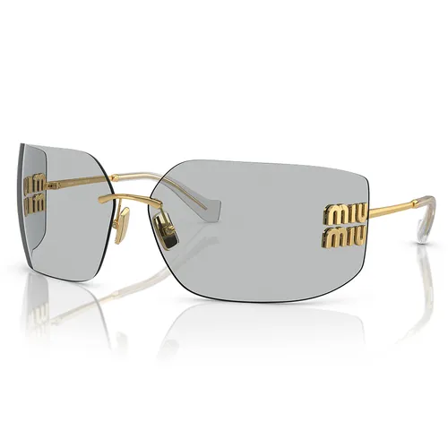 Kính Mát Miu Miu Runway Sunglasses OMU 54YS 5AK30B Màu Xám - Kính mắt - Vua Hàng Hiệu