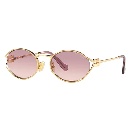 Kính Mát Nữ Miu Miu Regard Sunglasses 52YS 5AK06S Màu Hồng/Gold