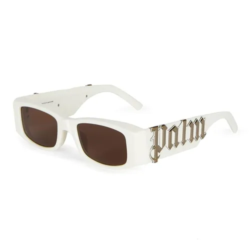 Palm Angels - Kính Mát Palm Angels PERI001C99PLA0010160 Sunglasses Màu Trắng - Vua Hàng Hiệu