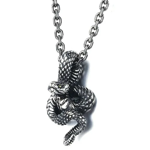 Trang sức - Mặt Dây Chuyền Bạc Thái Nam Lili Jewelry Rắn Đuôi Chuông Casey LILI_076133 Màu Bạc - Vua Hàng Hiệu