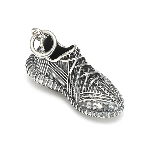 Mặt Dây Chuyền Nam Lili Jewelry Hình Chiếc Giày Augustine LILI_076892 Màu Bạc