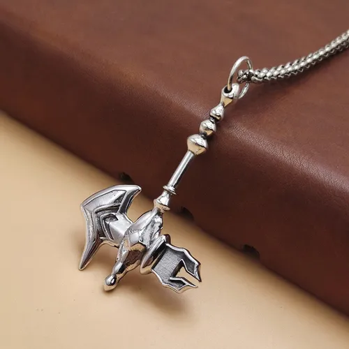 Mặt Dây Chuyền Nam Lili Jewelry Hình Chiếc Rìu Zachariah LILI_076538 Màu Bạc