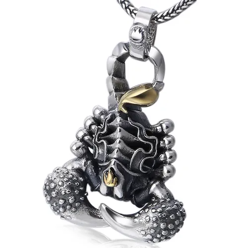 Trang sức - Mặt Dây Chuyền Nam Lili Jewelry Hình Con Bọ Cạp Murphy LILI_080305 Màu Bạc - Vua Hàng Hiệu