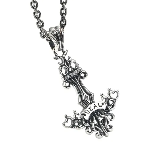 Mặt Dây Chuyền Nam Lili Jewelry Hình Mỏ Neo Cách Điệu Stanley LILI_080032 Màu Bạc
