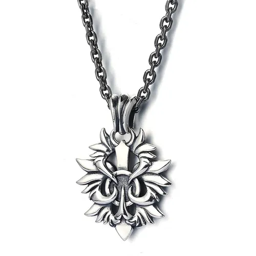 Mặt Dây Chuyền Nam Lili Jewelry Hình Thánh Giá Cách Điệu Devon LILI_079819 Màu Bạc - Trang sức - Vua Hàng Hiệu