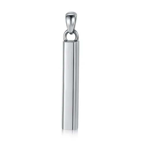 Mặt Dây Chuyền Nam Lili Jewelry Hình Thanh Thẳng Jagger LILI_080071 Màu Bạc