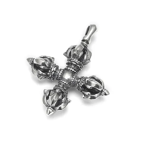 Mặt Dây Chuyền Nam Lili Jewelry Nathanael LILI_080023 Màu Bạc (Cỡ Nhỏ)