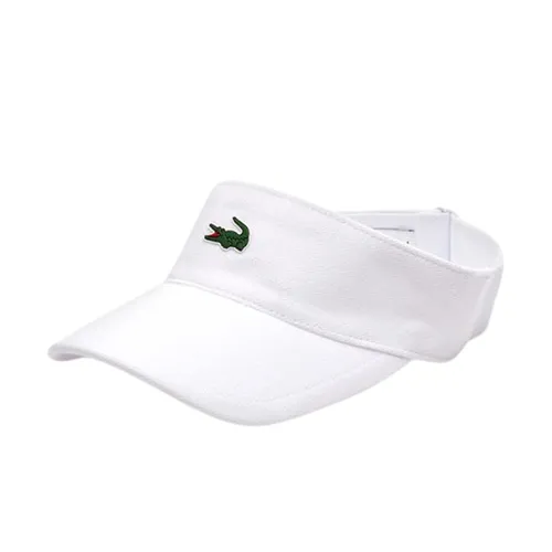Mũ Lacoste Common Terry Material Sun Visor RK3592 53N 001 Màu Trắng