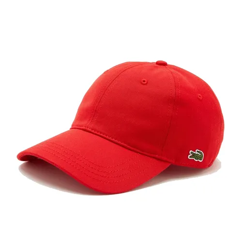 Mũ Lacoste Organic Cotton Twill Red RK0440 53N 240 Red Màu Đỏ
