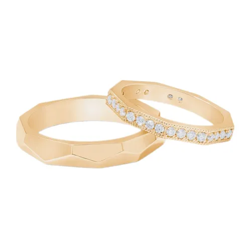Morina Vàng Gold - Nhẫn Cưới Morina Aurora Eterna C4393 Màu Vàng Gold - Vua Hàng Hiệu