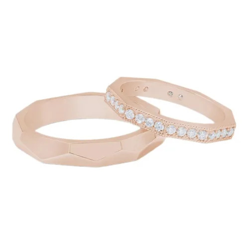 Trang sức Vàng hồng Nhẫn cưới - Nhẫn Cưới Morina Aurora Eterna C4393 Màu Vàng Hồng - Vua Hàng Hiệu
