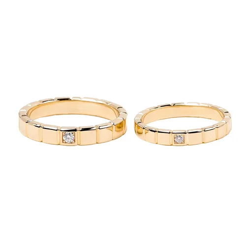 Trang sức Vàng Nhẫn cưới - Nhẫn Cưới Morina Auroria Elansis Rings C4302 Màu Vàng - Vua Hàng Hiệu