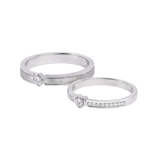 Nhẫn Cưới Morina C5161 Màu Vàng Trắng - Trang sức - Vua Hàng Hiệu