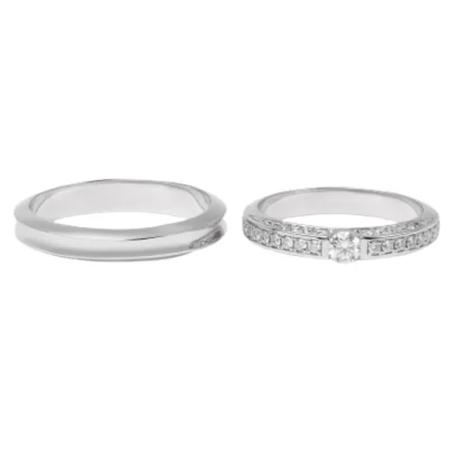 Nhẫn Đôi Morina Aurélice C4262 Màu Vàng Trắng