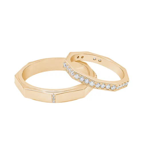 Morina Vàng Gold - Nhẫn Đôi Morina Aurum Lumina Eterna C4532 Màu Vàng Gold - Vua Hàng Hiệu