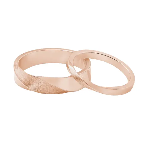 Nhẫn Đôi Morina Aurum Solis Lumine Étoile Rings C4231 Màu Vàng Hồng - Trang sức - Vua Hàng Hiệu