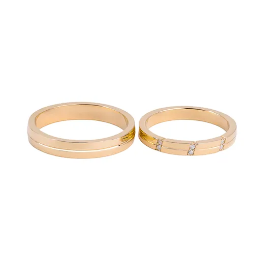 Morina Vàng Gold - Nhẫn Đôi Morina Lumineux C5226 Màu Vàng Gold - Vua Hàng Hiệu