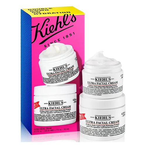 Mỹ phẩm Kiehl's Kem dưỡng da - Set Kem Dưỡng Ẩm Kiehl's Ultra Facial Cream Double Down On Hydration (Set 125ml + 50ml) - Vua Hàng Hiệu