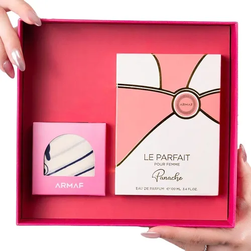 Nước hoa - Set 2 Món Nước Hoa + Khăn Nữ Armaf Le Parfait Pour Femme Panache EDP 100ml - Vua Hàng Hiệu