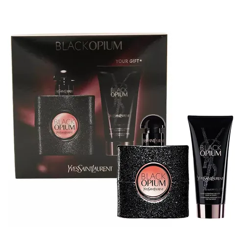 Set Nước Hoa + Sữa Dưỡng Thể Nữ YSL Yves Saint Laurent Black Opium 2 Món