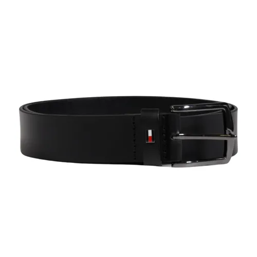 Thắt lưng Tommy Hilfiger - Thắt Lưng Nam Tommy Hilfiger Cintura Uomo AM0AM12546-BDS Màu Đen Size 90 - Vua Hàng Hiệu