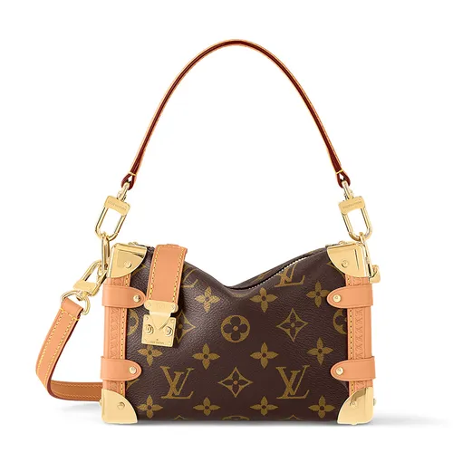 Túi Xách Tay Nữ Louis Vuitton Monogram Canvas Side Trunk Màu Nâu - Túi xách - Vua Hàng Hiệu