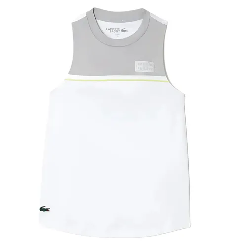 Thời trang Áo ba lỗ - Áo Ba Lỗ Nữ Lacoste Women's Active Performance Tank Top TF1010 51 JA0 Màu Trắng Size 34 - Vua Hàng Hiệu