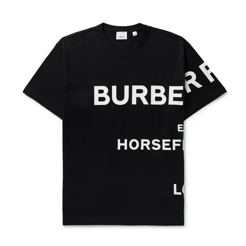 Áo Phông Nam Burberry Print Horseferry TShirt Màu Đen Size XS - Thời trang - Vua Hàng Hiệu