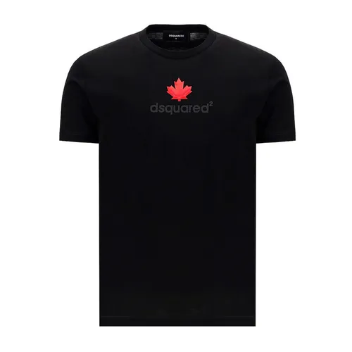 DSquared2 Nam Đen Áo phông - Áo Phông Nam Dsquared2 Cool Fit Tee Black T-Shirt Màu Đen Size S - Vua Hàng Hiệu