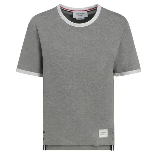 Thời trang Thom Browne Mỹ - Áo Phông Nữ Thom Browne TShirt FJS075A00042 055 Màu Xám Size 38 - Vua Hàng Hiệu