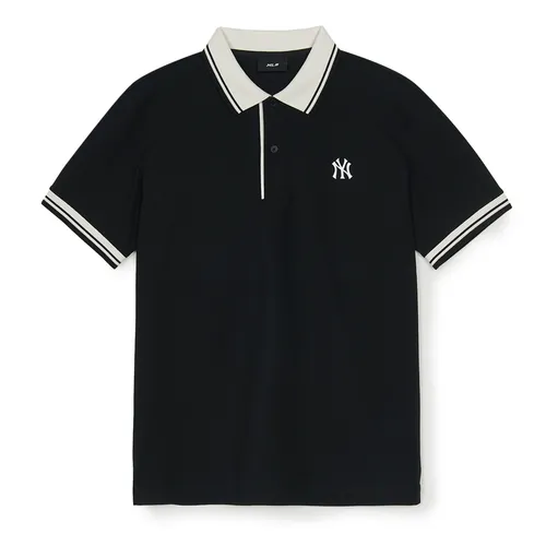 Áo Polo MLB Basic Block Comfortable Collar New York Yankees 3APQB0253-50BKS Màu Đen Size M - Thời trang - Vua Hàng Hiệu