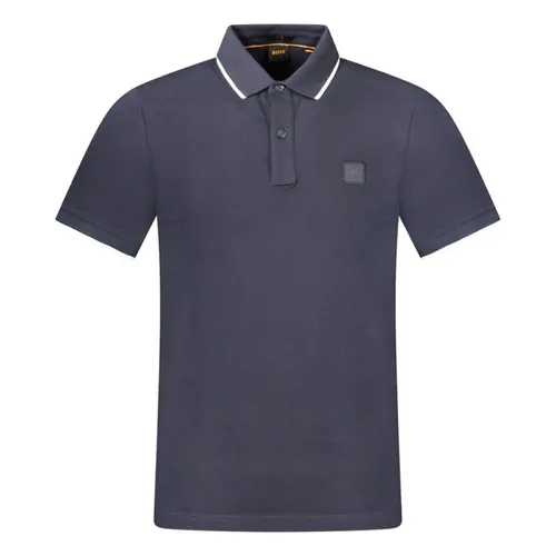 Áo Polo Nam Hugo Boss Slim Fit 50507699PASSERTIP_BL404 Màu Xanh Than Size XL