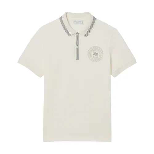 Áo Polo Nam Lacoste Men's PH2527 ARS Màu Trắng Kem Size 5