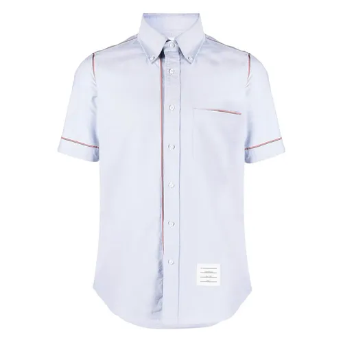 Thời trang Thom Browne Áo sơ mi - Áo Sơ Mi Nam Thom Browne Cotton Shirt MWS245A Màu Xanh Nhạt Size 2 - Vua Hàng Hiệu