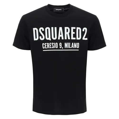 Áo Thun Nam Dsquared2 Cotton Tshirt With Logo S71GD1058S23009900 Màu Đen Size XS - Thời trang - Vua Hàng Hiệu