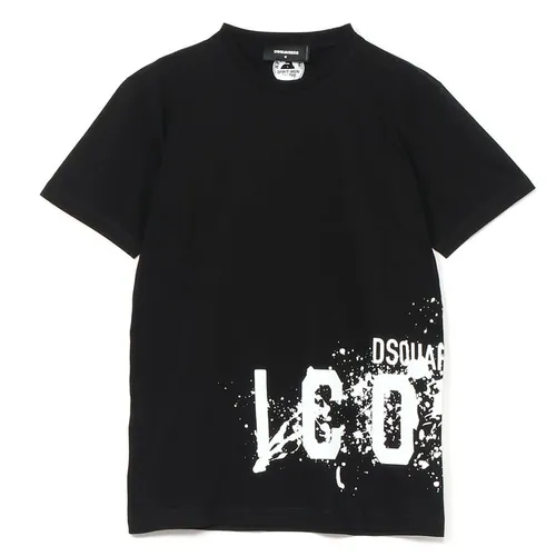 DSquared2 Nam Đen Áo phông - Áo Thun Nam Dsquared2 Icon Splash Cool Fit Tshirt S79GC0086S23009-900 Màu Đen Size XS - Vua Hàng Hiệu