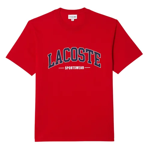 Áo Thun Nam Lacoste TH6565 51 240 Tshirt Màu Đỏ Size 4