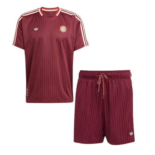 Adidas - Bộ Thể Thao Nam Adidas JF0595 JF0598 Màu Đỏ XL (Form China) - Vua Hàng Hiệu