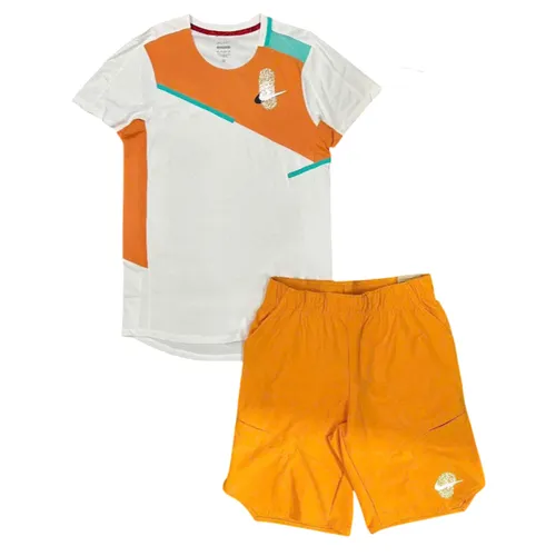 Bộ Thể Thao Nam Nike Court Dri-fit Slam Tennis Màu Trắng Cam Size XS (Form Âu)